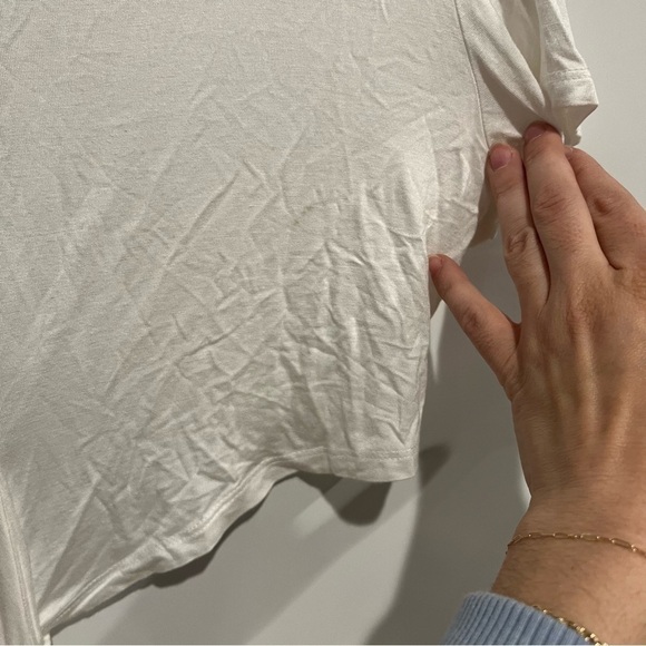 Lovers + Friends White Wrap Crop Top - Picture 4 of 9